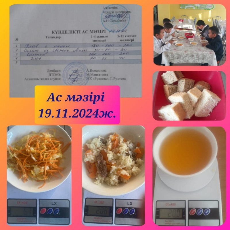 Мектептегі оқушылардың сапалы тамақтануын ұйымдастыру